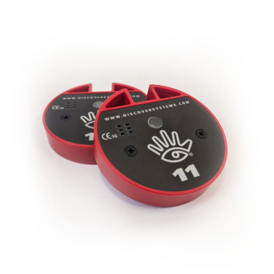 Pager f&uuml;r G&auml;sterufsystem von DiscoverSystems Piepsen und blinken oder dauer-piepsen und blinken Rot Ja (pro Puck 8,50&euro;)