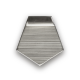 F1 500 mg Pr&uuml;fgewicht Pl&auml;ttchen, Edelstahl poliert