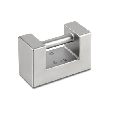 M1 5 kg Pr&uuml;fgewicht Block, Edelstahl