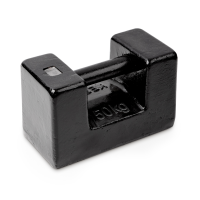 M3 50 kg Pr&uuml;fgewicht Block, Gusseisen lackiert...