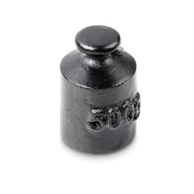 M3 500 g Pr&uuml;fgewicht Knopf, Gusseisen lackiert