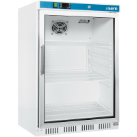 SARO Lagerkühlschrank mit Glastür - weiß,...