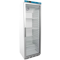 SARO Lagerkühlschrank mit Glastür - weiß,...
