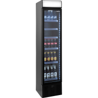 SARO Getränkekühlschrank mit Werbetafel -...
