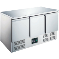 SARO Kühltisch mit 3 Türen, Modell ES 903 S/S TOP