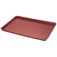 SARO ABS Tablett 590 x 410,  Farbe: Rot, VPE 20