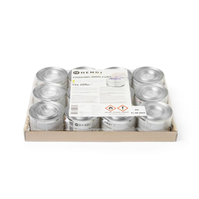 HENDI Chafing Dish Brennpaste (NL/DE/FR/EN), 12 Stk