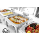 HENDI Chafing Dish GN 1/1, Spiegelglanz, Profi Line, 9L, 570x405x(H)320mm