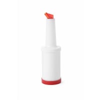 Dosier- und Aufbewahrungsflasche, Bar up, 0,8L, Rot, &oslash; 90x(H)300mm