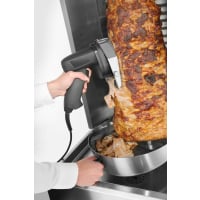 HENDI Elektrisches Kebabmesser, Kitchen Line, 230V/80W, 202x152x(H)182mm