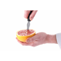 HENDI Grapefruitmesser, Schwarz, (L)210mm