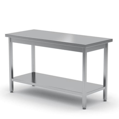 HENDI Schwerlast-Arbeitstisch, Kitchen Line, 1200x600x(H)850mm
