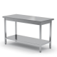 HENDI Schwerlast-Arbeitstisch, Kitchen Line, 1200x600x(H)850mm