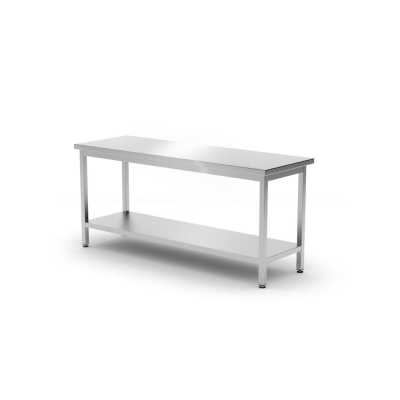 HENDI Schwerlast-Arbeitstisch, Kitchen Line, 1800x600x(H)850mm