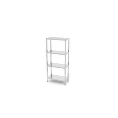 HENDI Regal mit 4 B&ouml;den - zur Selbstmontage, Kitchen Line, 800x400x(H)1800mm