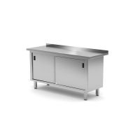 HENDI Wandarbeitstische mit Schrank und Schiebetüren...
