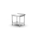 HENDI Wandarbeitstisch mit Ablage &euro;&ldquo; verschraubt, Tiefe: 700 mm., Kitchen Line, 800x700x(H)850mm