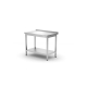 HENDI Wandarbeitstisch mit Regalboden Budget Line - geschraubt, Tiefe 600 mm, Budget Line, 800x600x(H)850mm