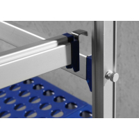 HENDI Verl&auml;ngerungshaken f&uuml;r Aluminium-Lagerregale, 15x42x(H)42mm