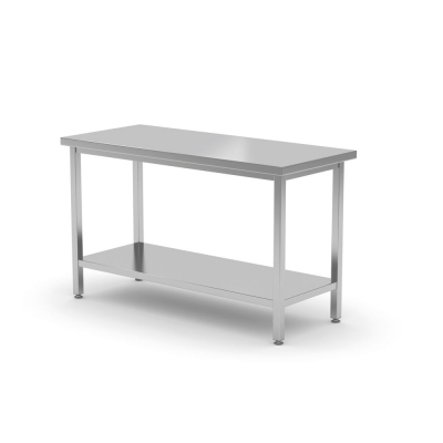 HENDI Schwerlast-Arbeitstisch, Kitchen Line, 1000x700x(H)850mm
