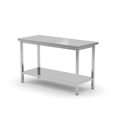 HENDI Schwerlast-Arbeitstisch, Kitchen Line, 1400x700x(H)850mm