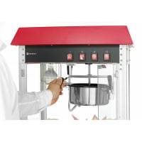 HENDI Popcorn-Maschine, Rot, 230V/1500W, 560x420x(H)770mm