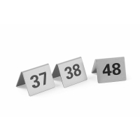 HENDI Tischnummern, Nummer 37-48, 50x35x(H)40mm