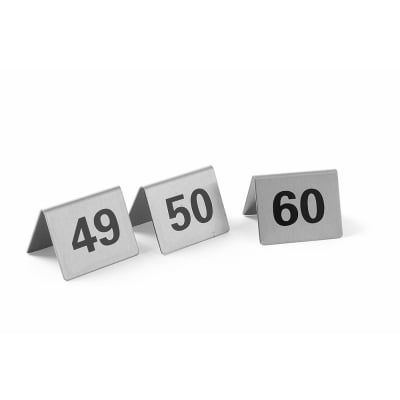 HENDI Tischnummern, Nummer 49-60, 50x35x(H)40mm
