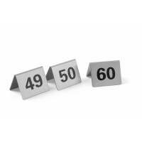 HENDI Tischnummern, Nummer 49-60, 50x35x(H)40mm