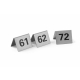 HENDI Tischnummern, Nummer 61-72, 50x35x(H)40mm