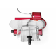 HENDI Aufschnittmaschine Profi Line 250 rote Sonderedition, Profi Line, 230V/320W, 485x420x(H)395mm