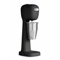 HENDI Milkshake Mixer BPA-frei - Design by Bronwasser, Schwarz, 230V/400W, 170x196x(H)490mm