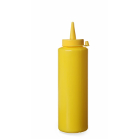 HENDI Spenderflaschen, 0,35L, Gelb, ø 55x(H)205mm
