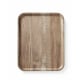 HENDI Serviertablett aus Melamin mit Holzoptik , Holz dunkel, 330x430mm