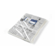 HENDI Einschlagpapier, fettdicht, Zeitungsdruck, 500 Stk., 250x350mm