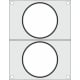 HENDI Matrize f&uuml;r HENDI Versiegelungsmaschine, zwei runde Beh&auml;lter (&oslash; 115 mm)