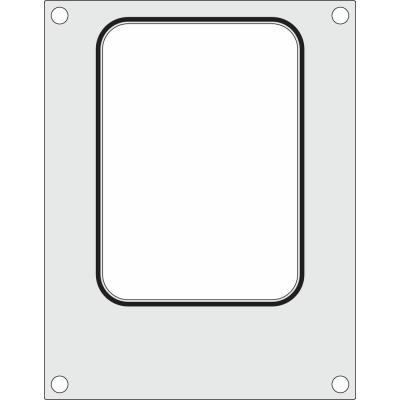 HENDI Matrize f&uuml;r HENDI Versiegelungsmaschine, ein Beh&auml;lter (187x137 mm)