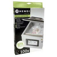 HENDI Vakuum-Kochbeutel, gepr&auml;gt, 100 Stk., 200x300mm