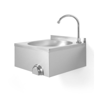 HENDI Waschbecken mit Kniebedienung, 400x400x(H)450mm