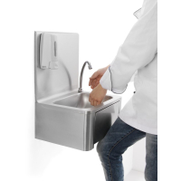 HENDI Handwaschbecken mit Kniebedienung, 400x335x(H)570mm