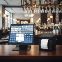 All-in-One Kassensystem |  (15 Zoll) Touchkasse + Thermodrucker + Eucasoft Enterprise | GoBD/TSE 2023