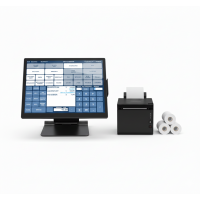 All-in-One Kassensystem |  (15 Zoll) Touchkasse + Thermodrucker + Eucasoft Enterprise | GoBD/TSE 2023 mieten
