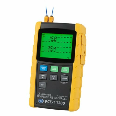PCE Instruments 12-Kanal-Datenlogger-Thermometer PCE-T 1200