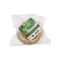 Papstar 12 Fingerfood - Schalen, Bambus "pure" rund 55 ml &Oslash; 7,5 cm x 3 cm