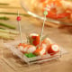 40 Fingerfood - Picker 12 cm farbig sortiert &quot;Square&quot;