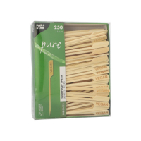 Papstar 250 Fingerfood - Spie&szlig;e &quot;pure&quot; 12 cm &quot;VEGAN&quot;