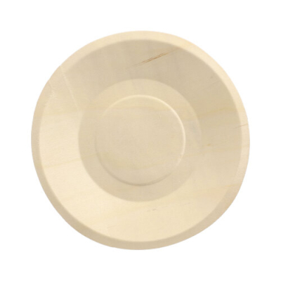 Papstar 50 Fingerfood - Teller, Holz "pure" rund &Oslash; 19 cm x 2 cm