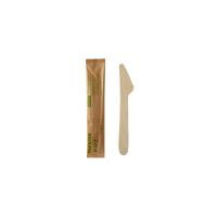 50 Messer, Holz &quot;pure&quot; 16,5 cm einzeln verpackt...