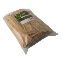 50 L&ouml;ffel, Holz &quot;pure&quot; 16 cm einzeln verpackt in Papierbeutel