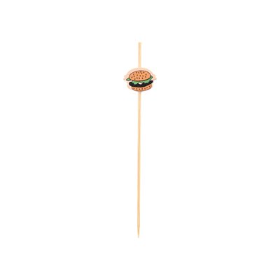 100 Fingerfood - Picker 12 cm &quot;Burger&quot;